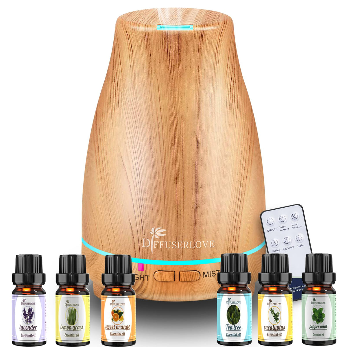 Diffuserlove 200ml aroma diffuser on a table