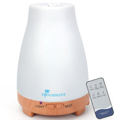 Diffuserlove 200ML diffuser with yellow base and remote control