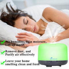 Diffuserlove diffuser displaying 7-color LED cycle
