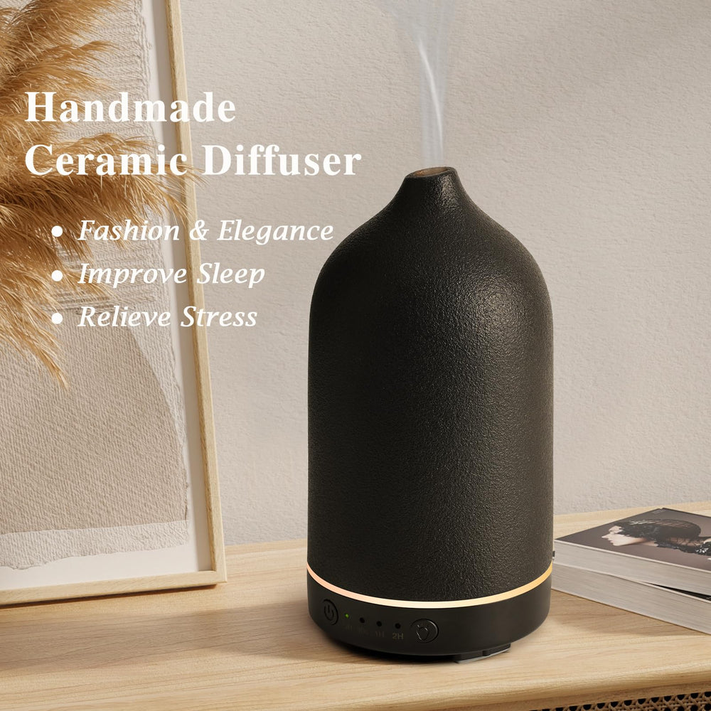 Diffuserlove black base diffuser on table