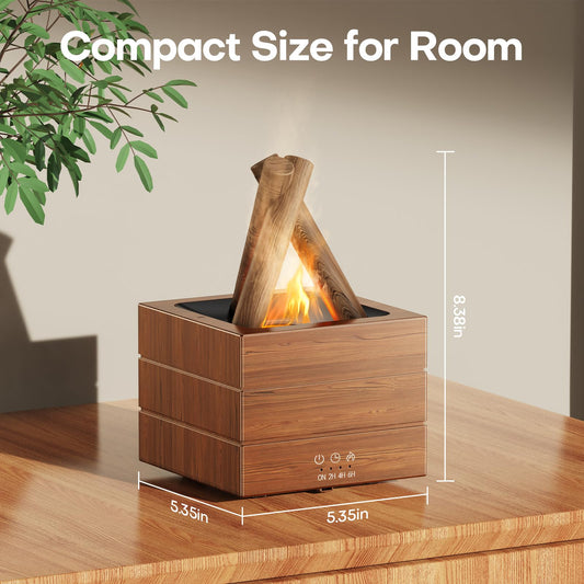 Diffuserlove Bonfire diffuser side-lit view highlighting ambient lighting.