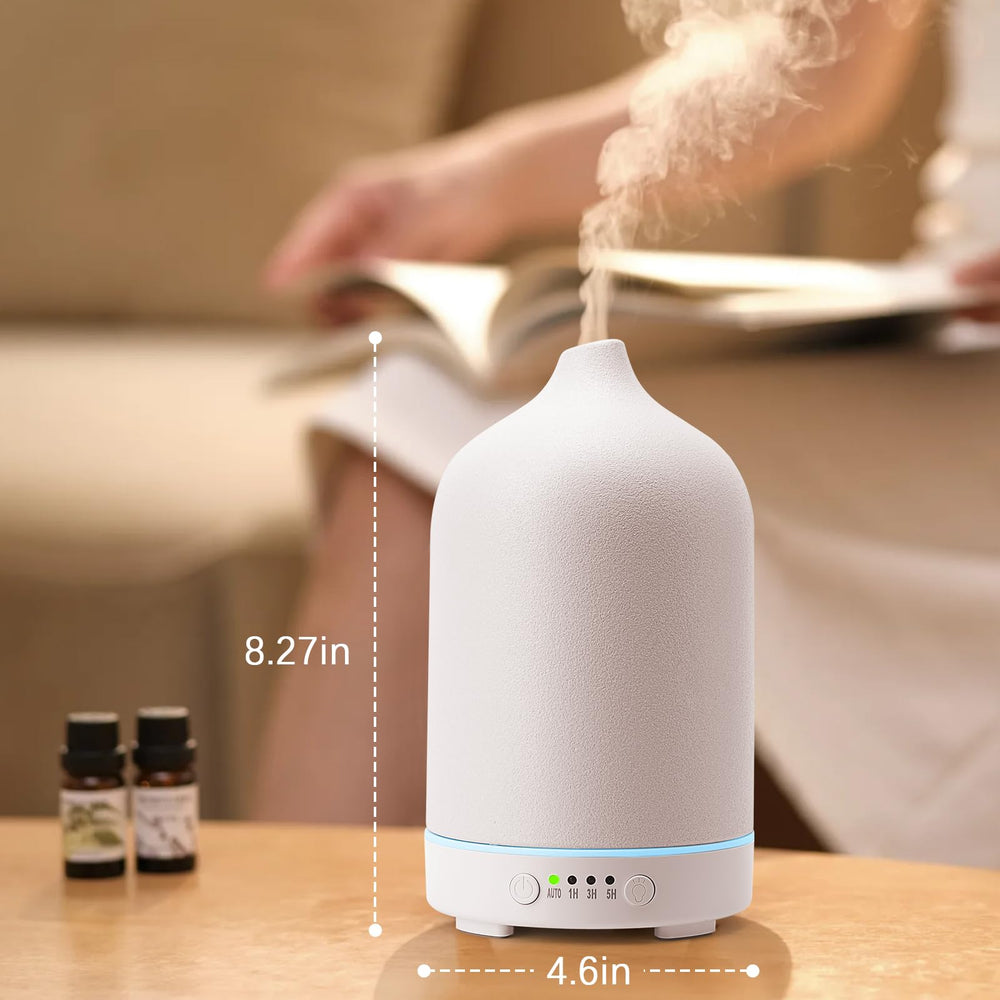 Diffuserlove ceramic diffuser 250ml white - side view