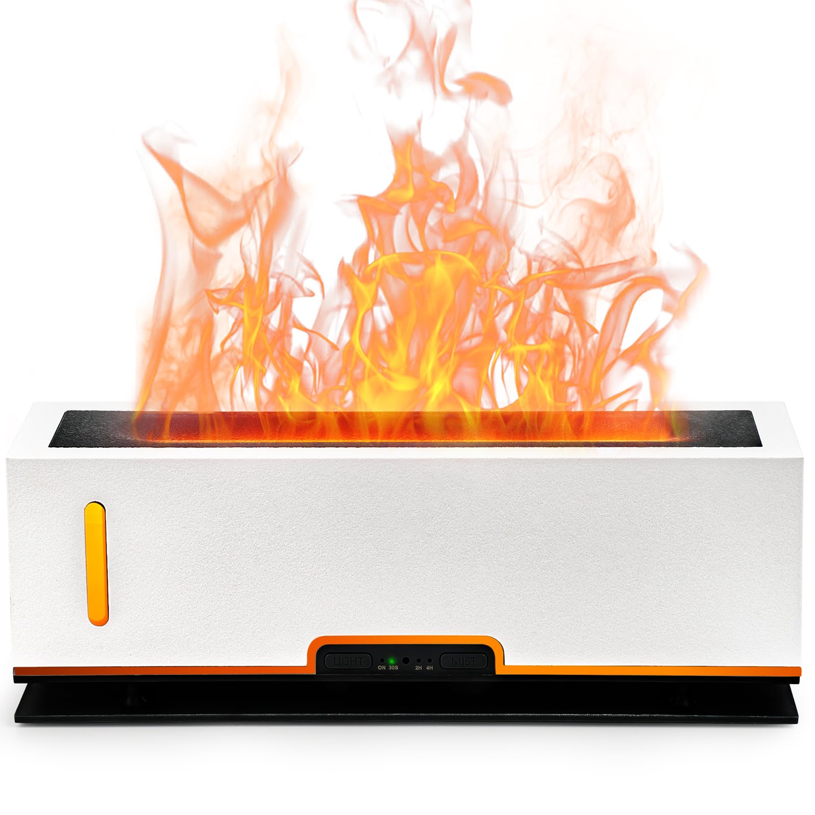 Diffuserlove Flame Diffuser 200ml with realistic flame glow