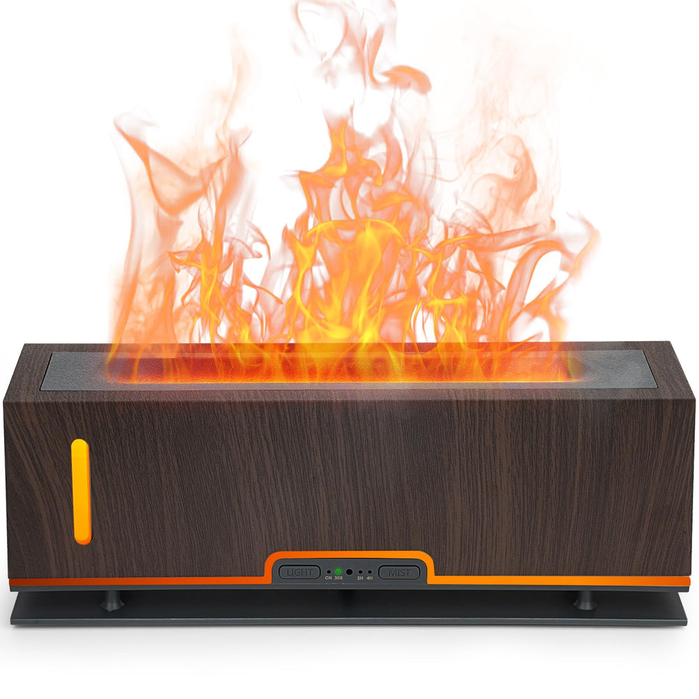 Dark brown Diffuserlove flame diffuser 200ml front view