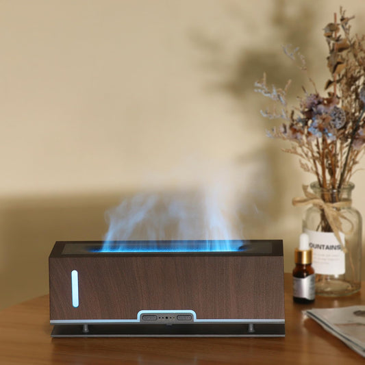 Close-up of flame LED in Diffuserlove 200ml diffuser