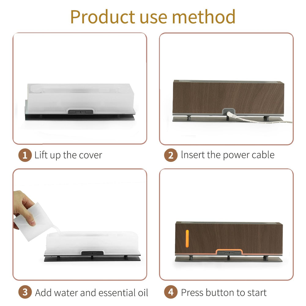 BPA-free diffuser material and clean design
