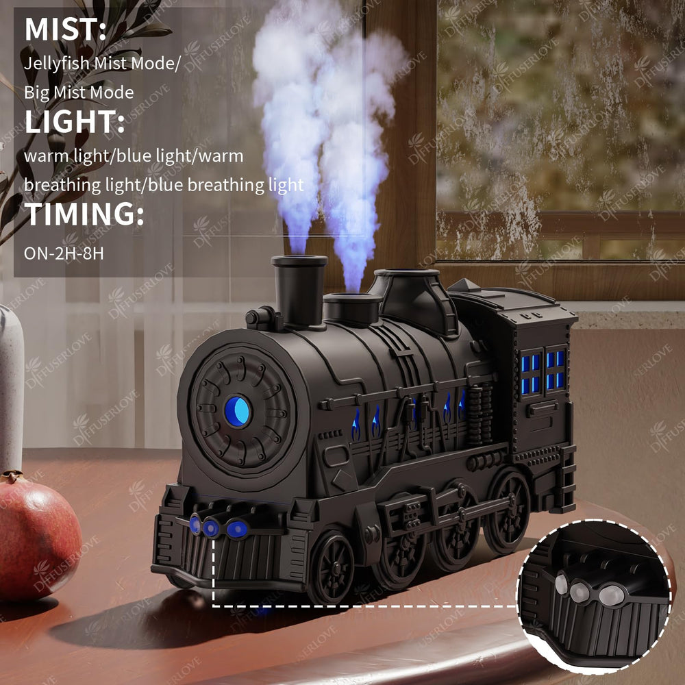 Diffuserlove Train Diffuser 300ML Black - back view