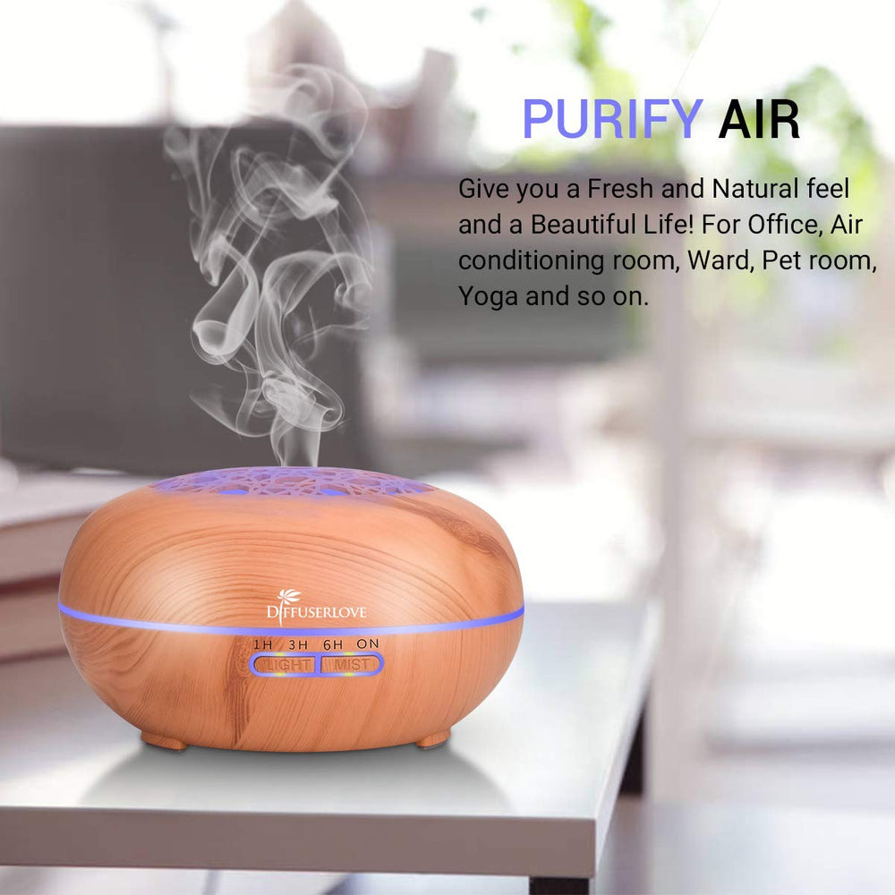 Ultrasonic mist emitting from Diffuserlove diffuser