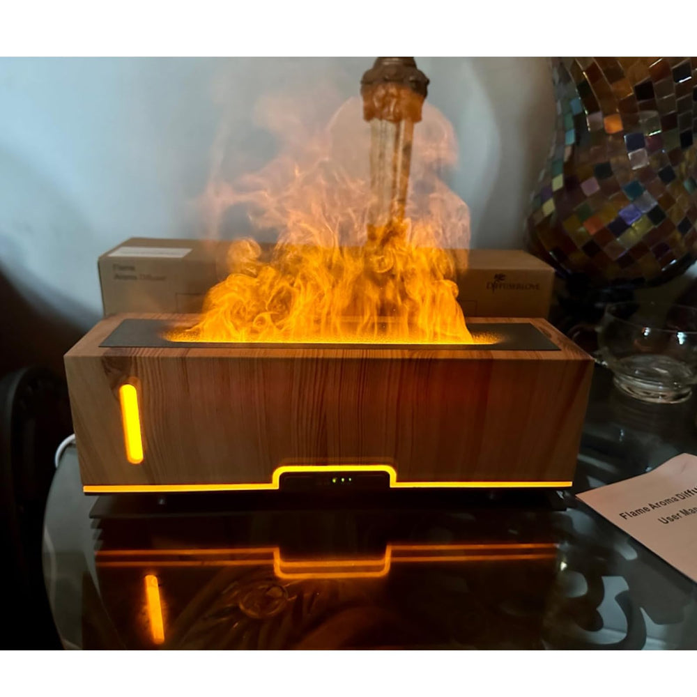 Diffuser displaying four timer modes and two misting modes