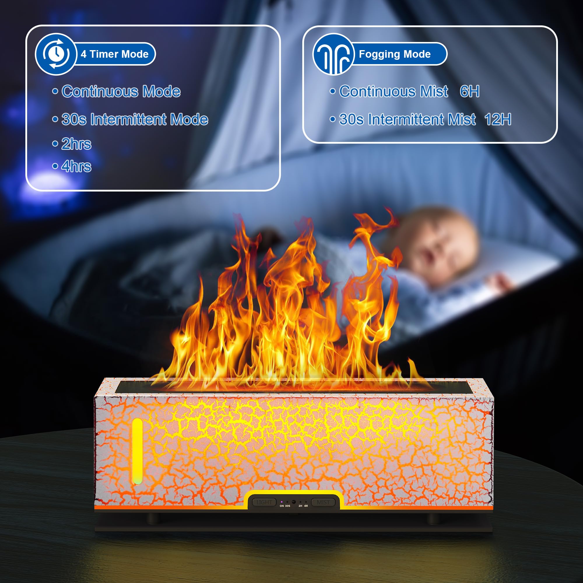 Lifestyle image: diffuser on desk in home office