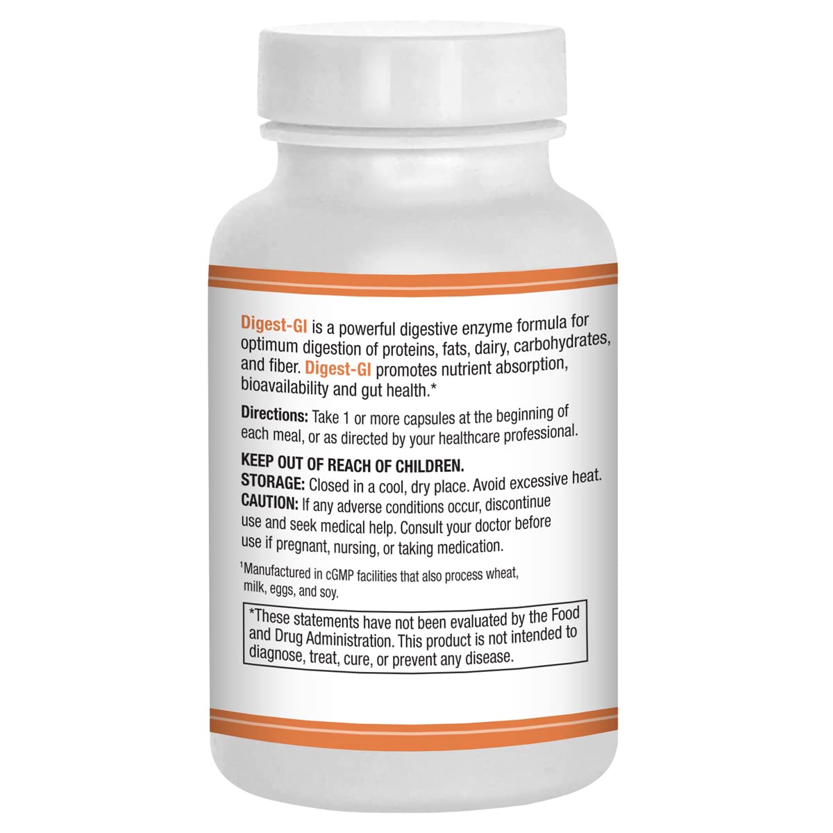 Illustration of digestive enzymes breaking down meals