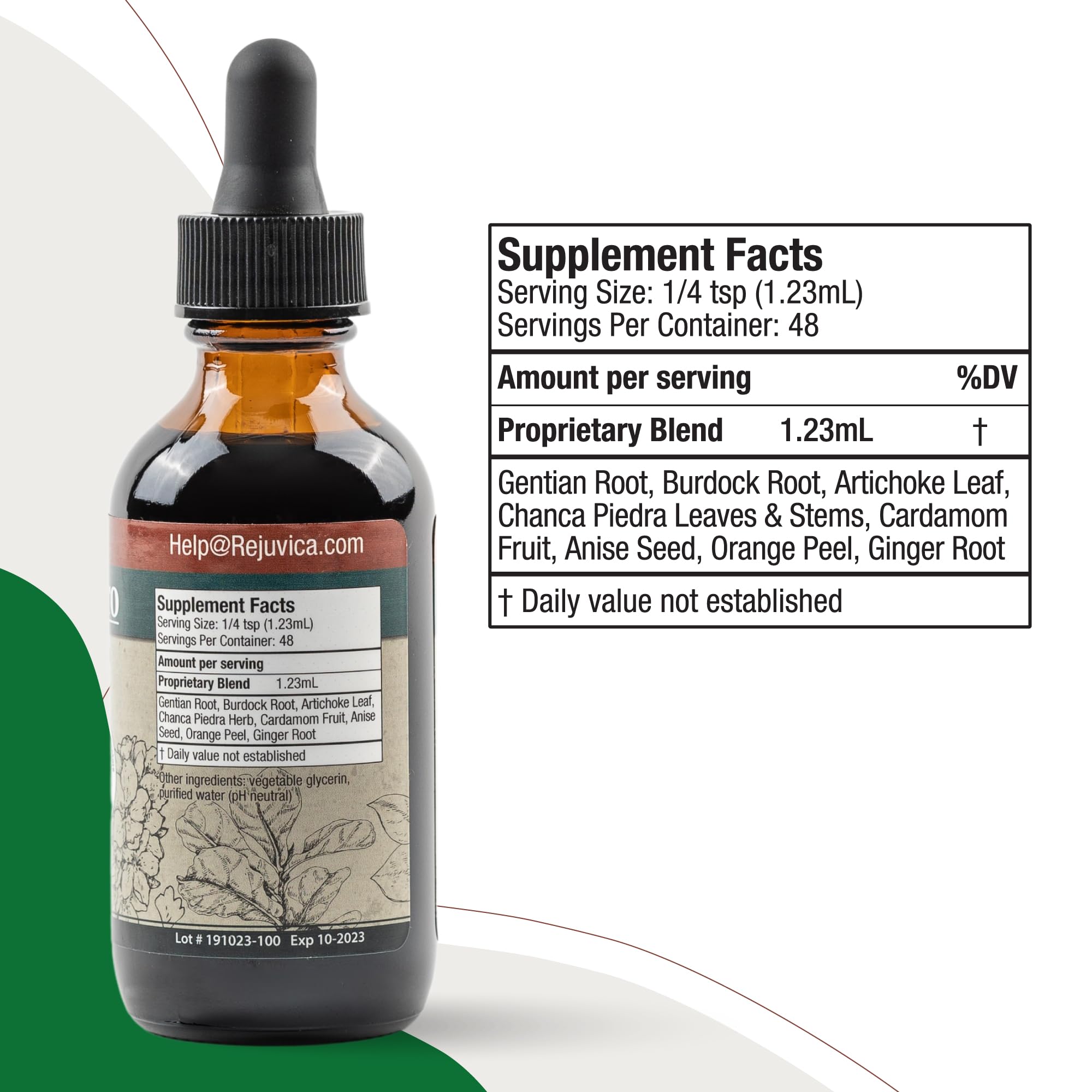 Organic and wildcrafted ingredient sources for DigestaPro
