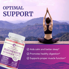 Digestive health support from magnesium citrate gummies