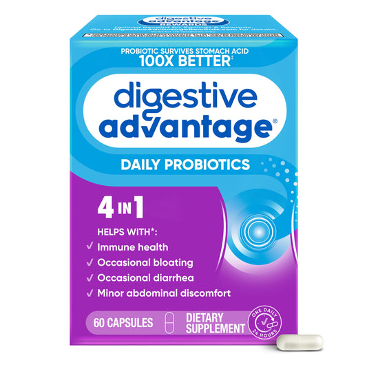 Digestive Advantage Probiotics 60 count packaging