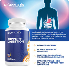 Packaging for Digestive Enzymes Supplement (90 capsules)