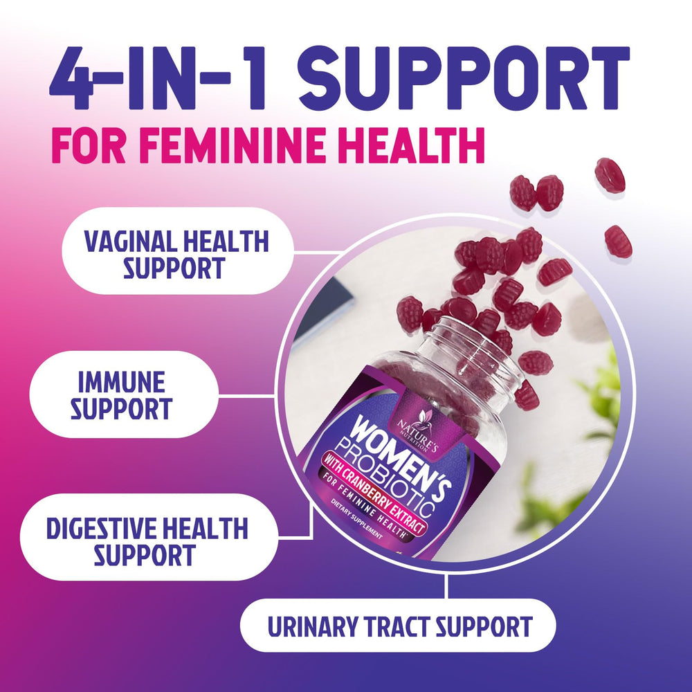 Digestive health benefits of women's probiotic gummies