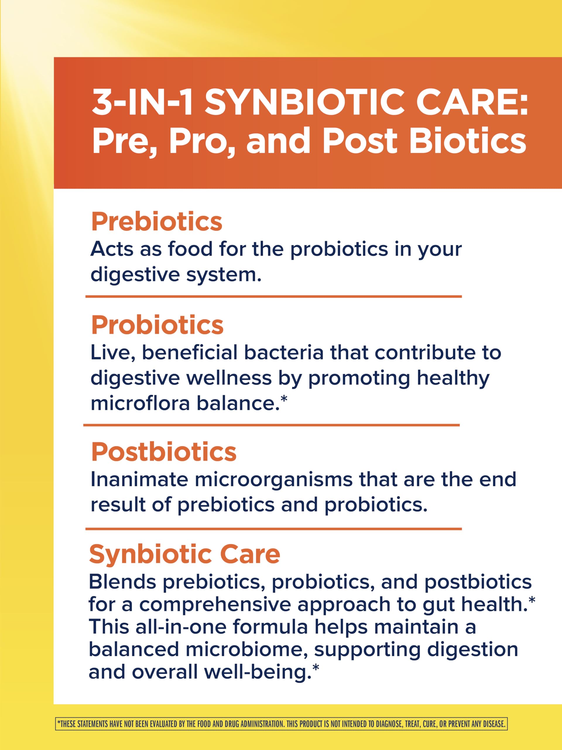 Graphic showing digestive and immune health benefits
