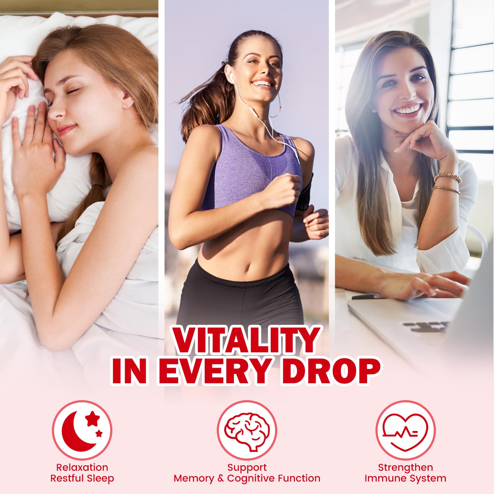 Graphic illustrating digestive and immune health support