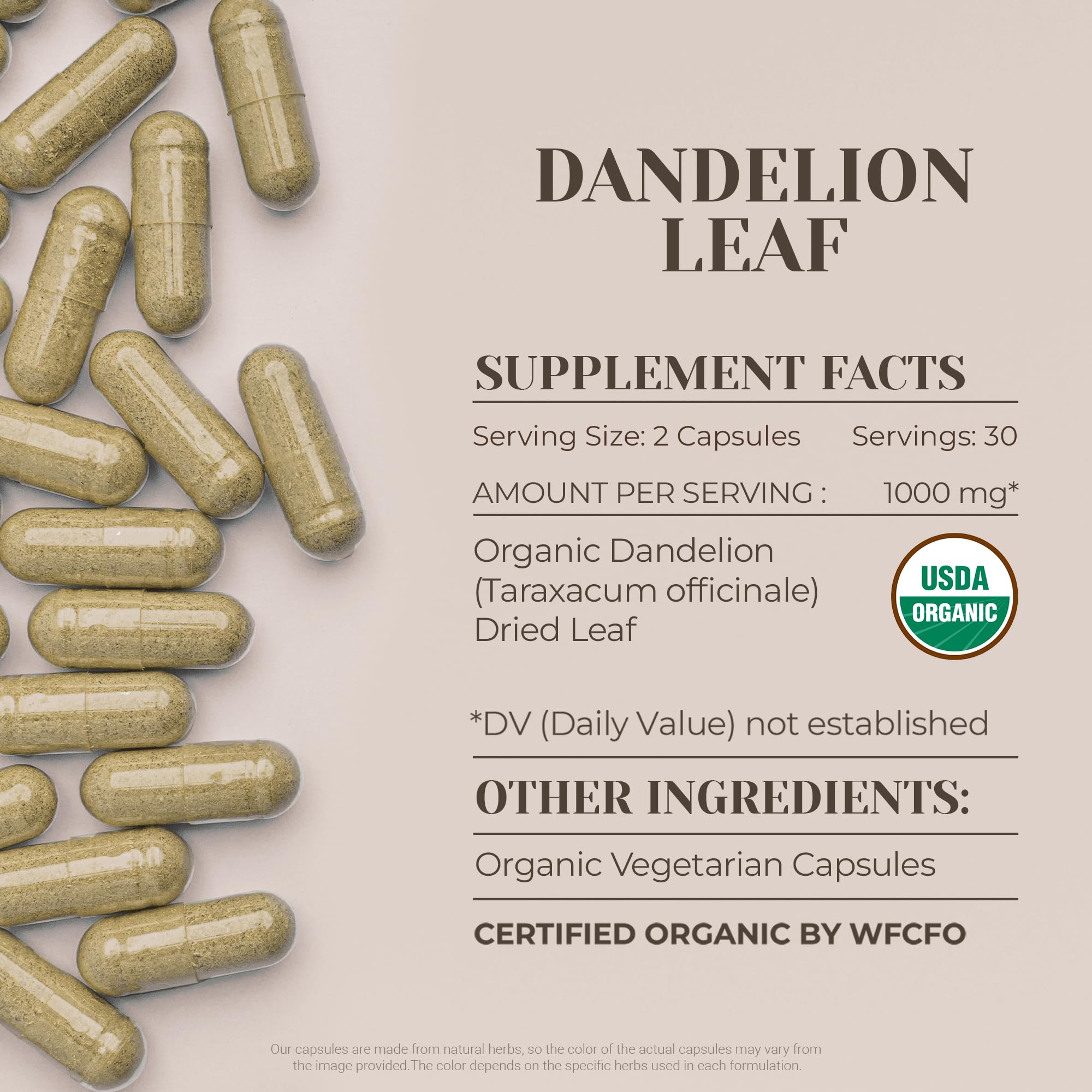 Digestive support with high-potency dandelion capsules