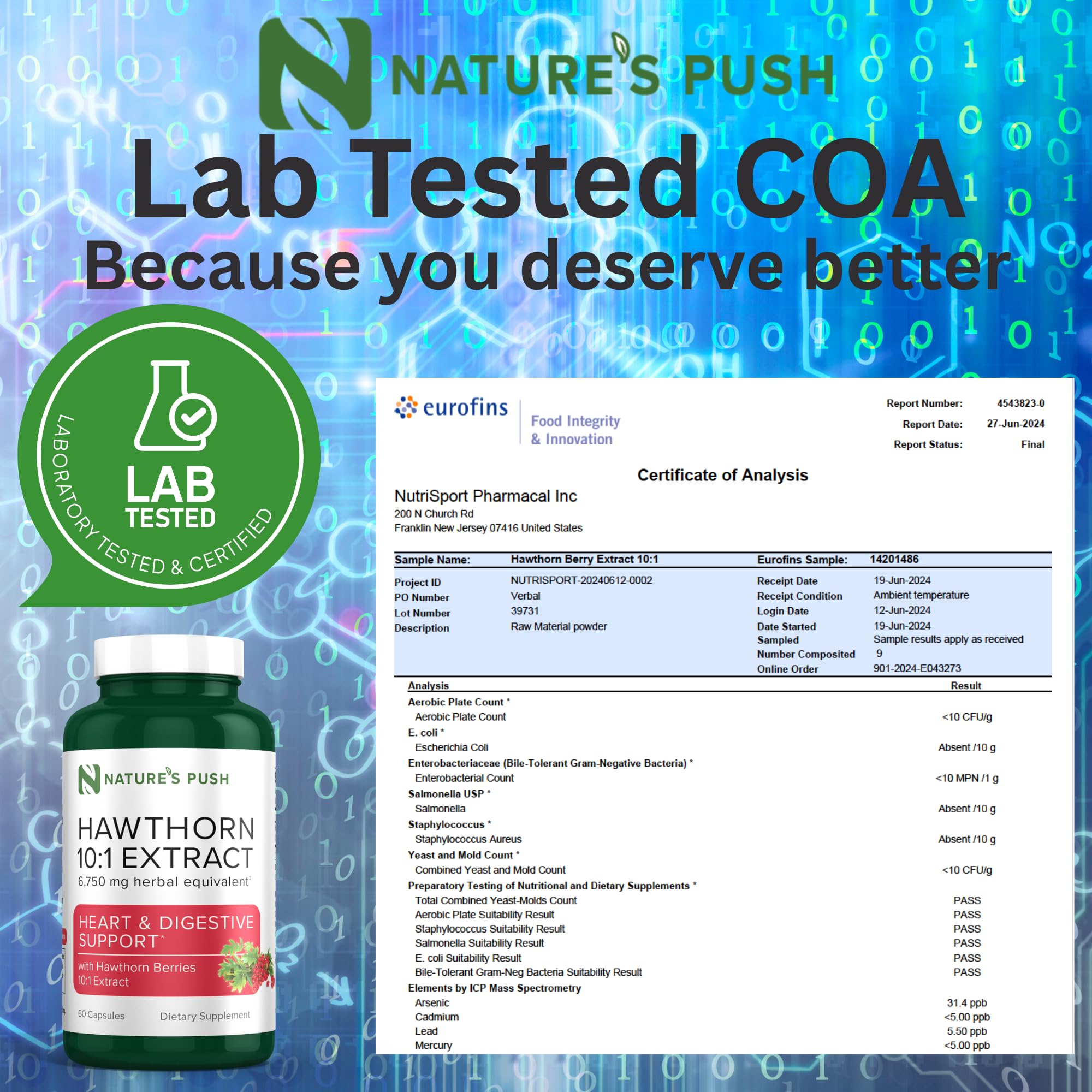 Digestive support Hawthorn berry capsules