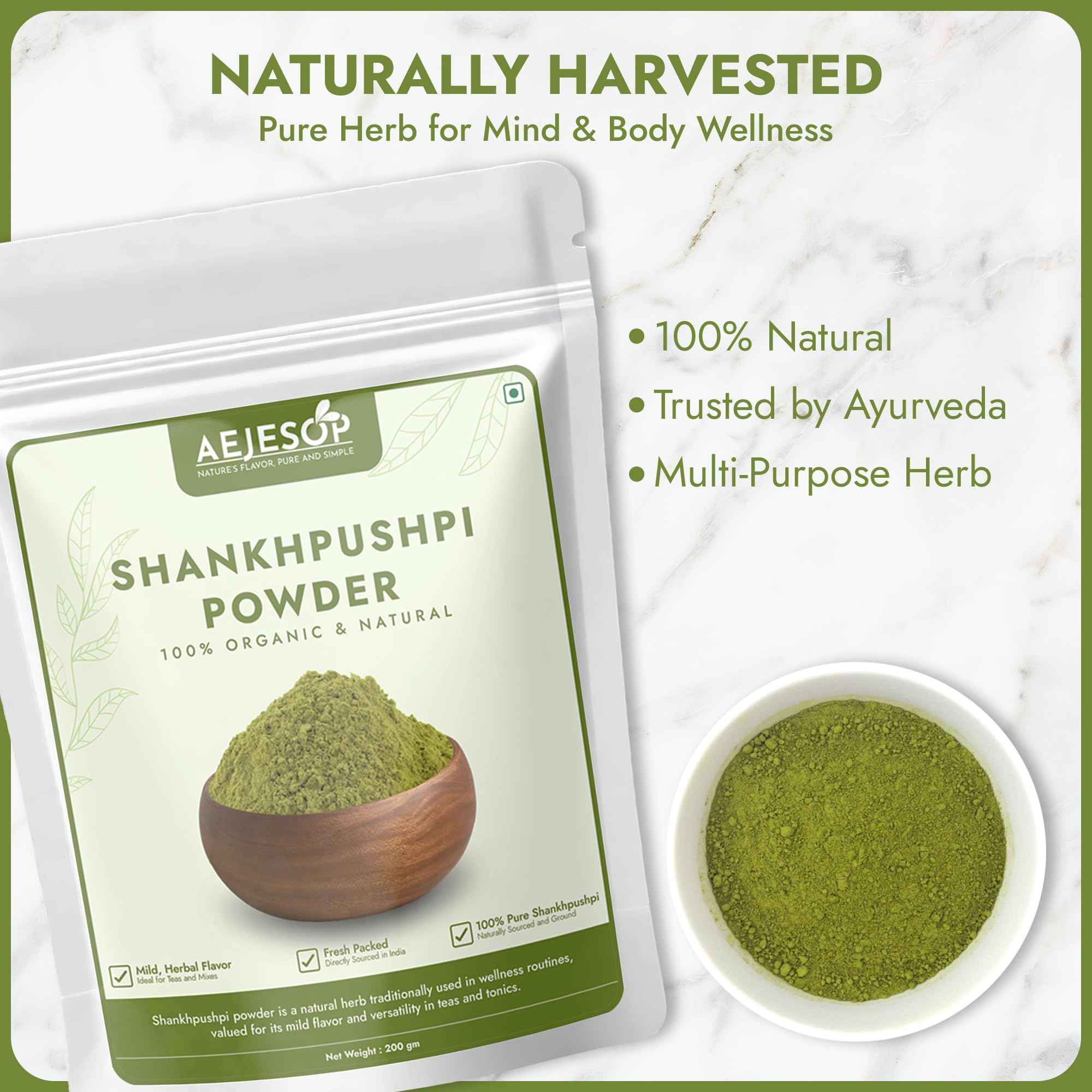 Digestive support with Shankhpushpi powder