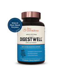 Broad-spectrum digestive enzymes, probiotics, and herbs