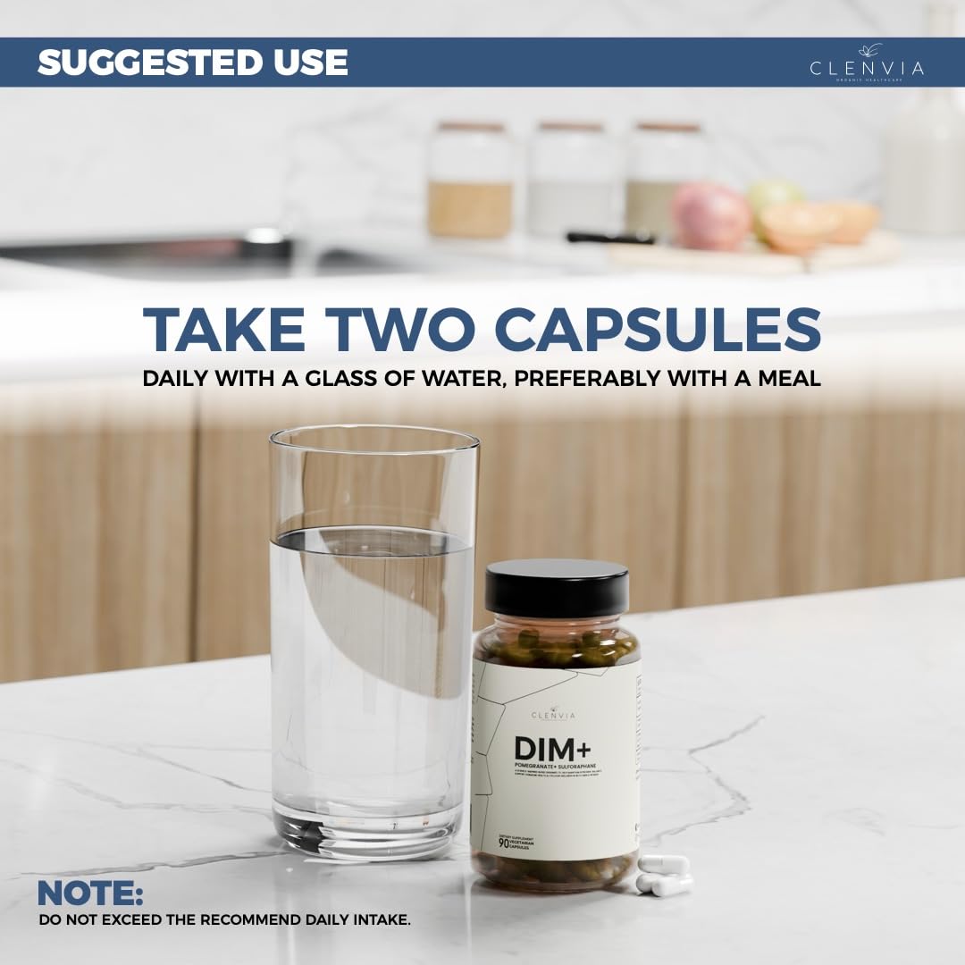 Close-up of vegan DIM capsules highlighting non-GMO status
