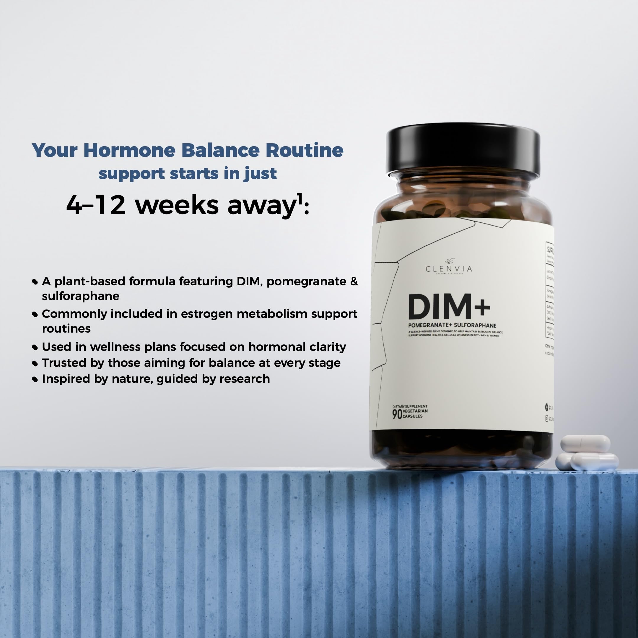 Label indicating Made in USA and FDA-registered facility testing