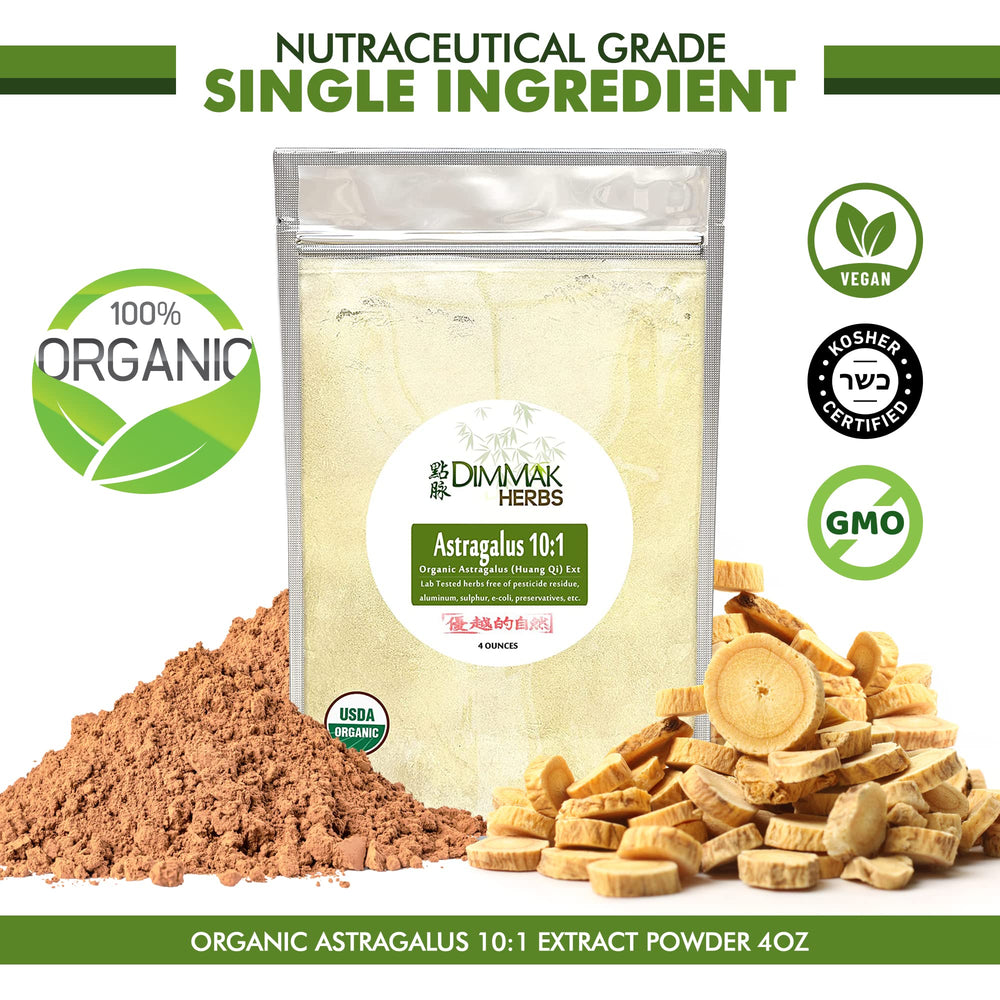 Single-ingredient nutraceutical grade Astragalus extract