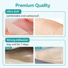 Dimora silicone scar sheets waterproof design for shower wear.
