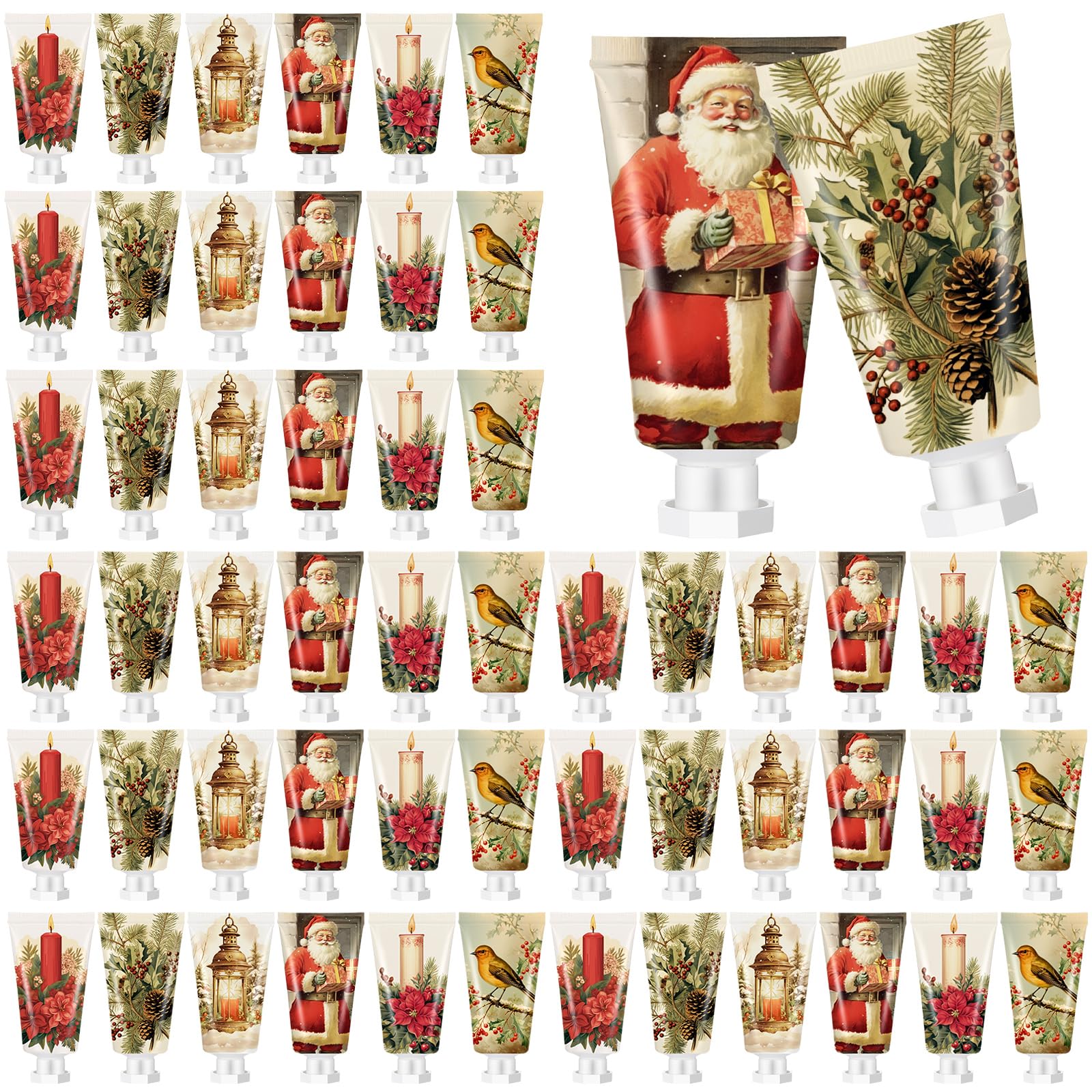 Dimsile 24-piece Christmas hand cream set shown in front packaging, ideal for gifting.