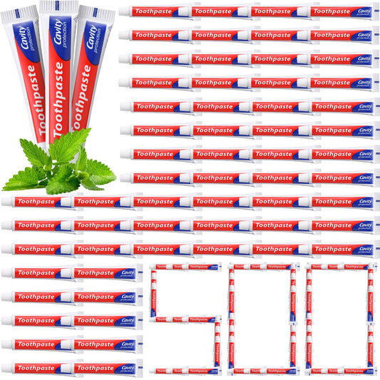 Dimsile mini toothpaste bulk 500-pack travel size 0.35oz – compact, mint toothpaste