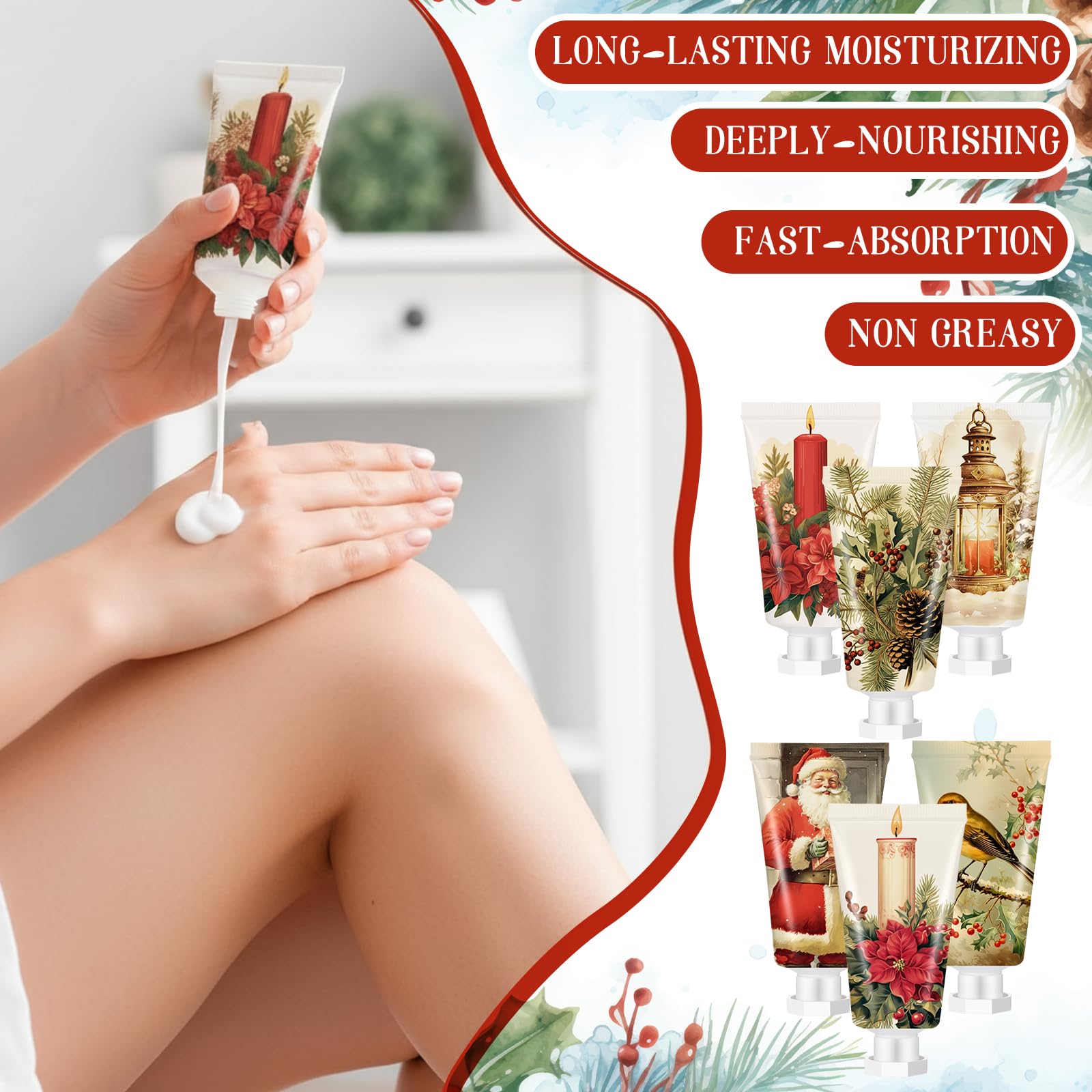 Dimsile mini travel-size hand cream tubes are easy to carry in bags.