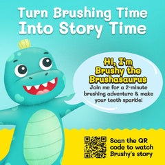 Gentle cleaning with extra-soft bristles for toddlers