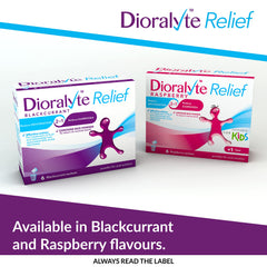 Opened Dioralyte sachet with powder and solution
