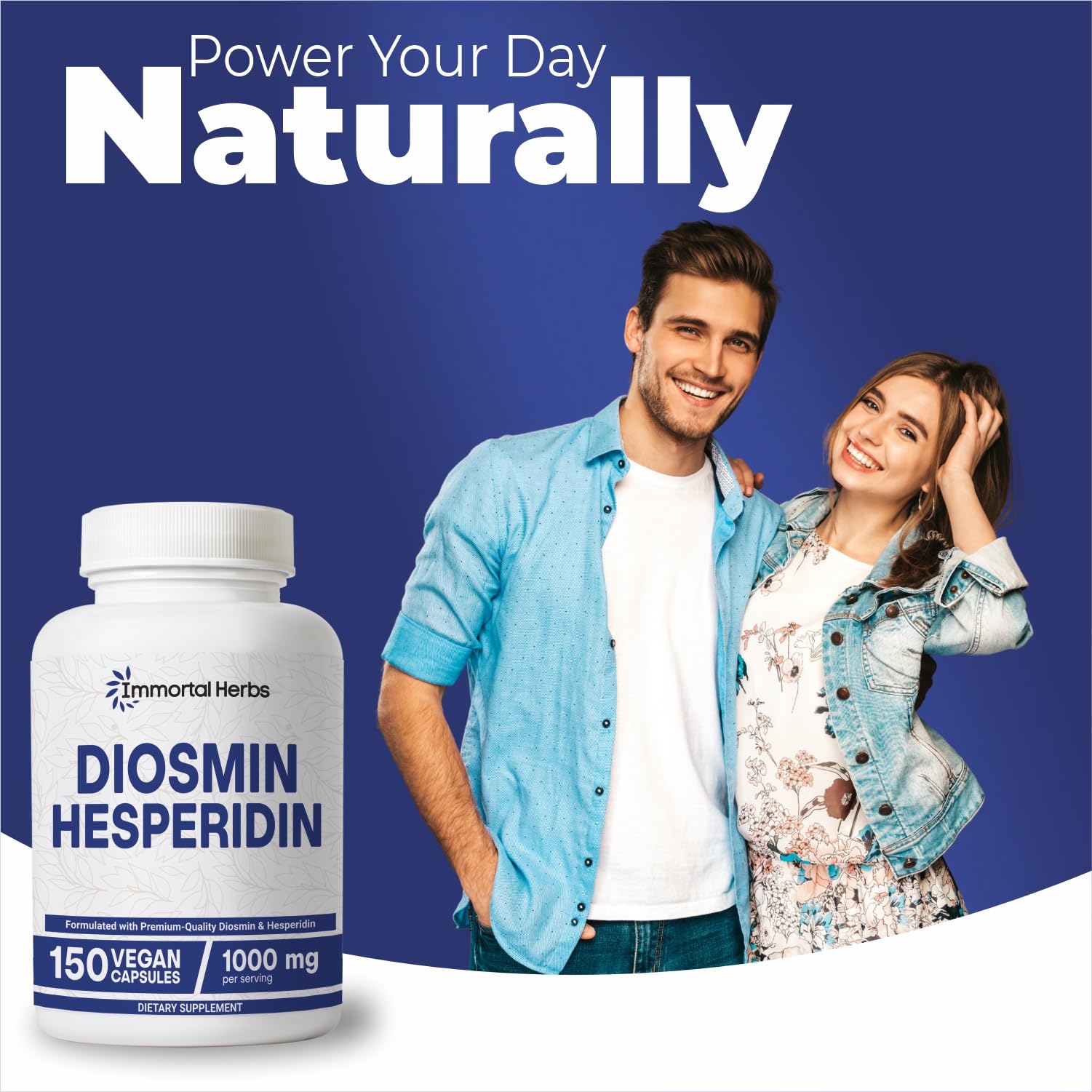 Close-up of Diosmin Hesperidin 1000mg capsules