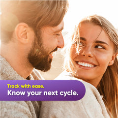 Dip ovulation test strip into urine for results