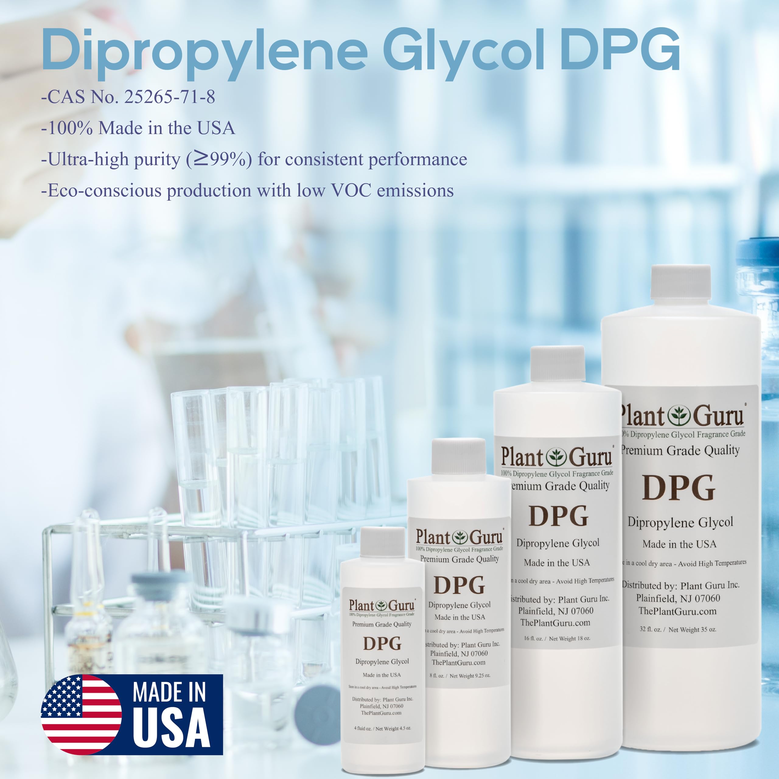 DPG product with CAS number and safety seal