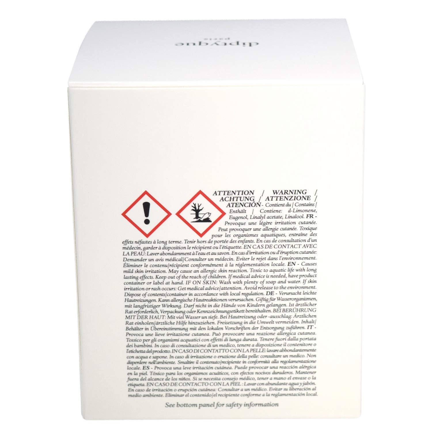 Diptyque Oranger candle packaging box presents a gift-ready, premium presentation.