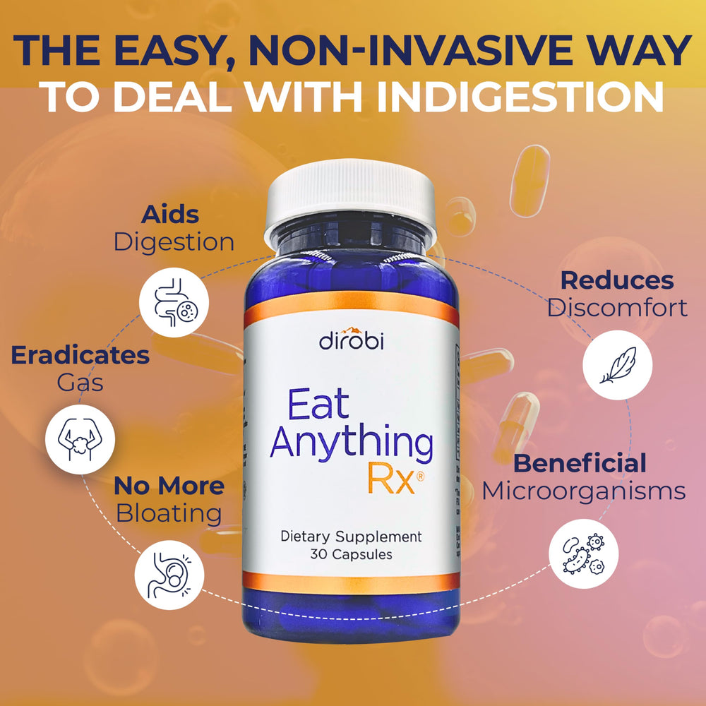 Digestive enzyme capsules with probiotic and prebiotic