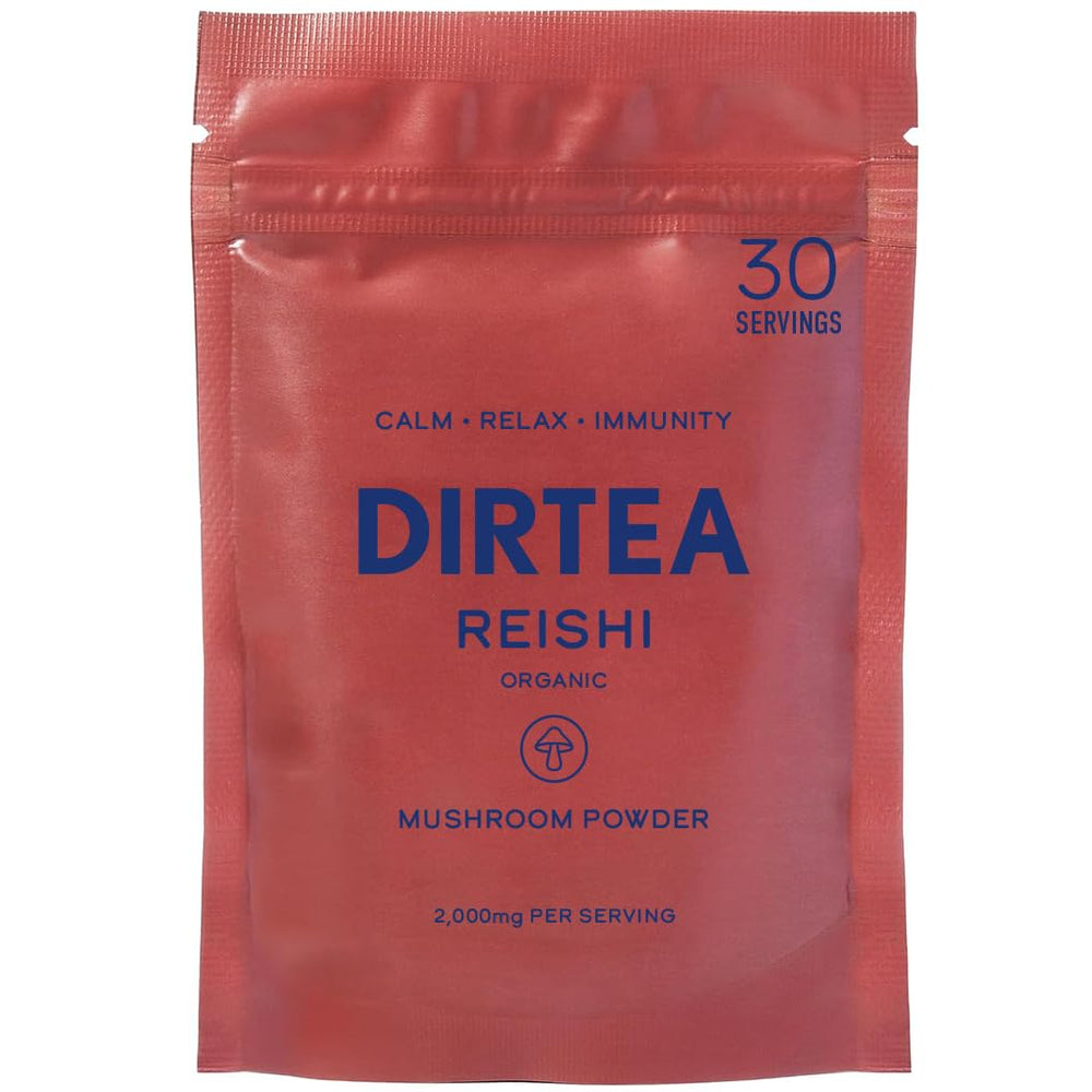 DIRTEA Reishi Mushroom Powder packaging front