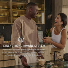 Serving scoop with Tremella mushroom powder