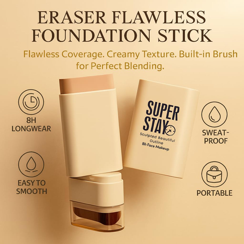 Long-wearing, breathable Diryi Eraser Flawless Foundation Stick