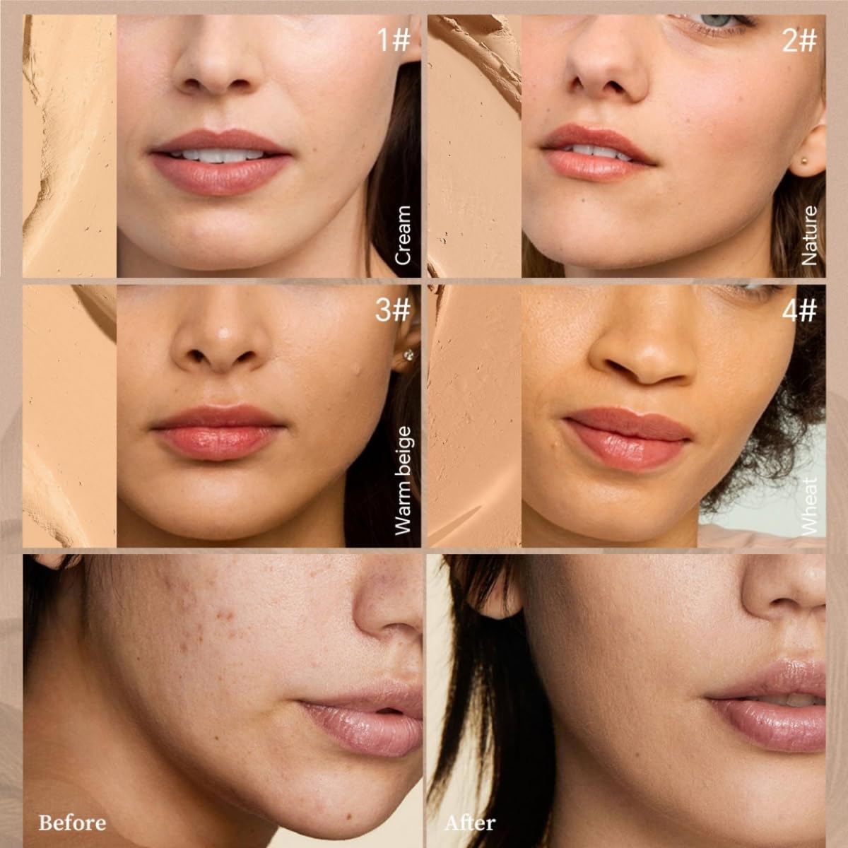 Travel-friendly Diryi Eraser Flawless Foundation Stick in compact case