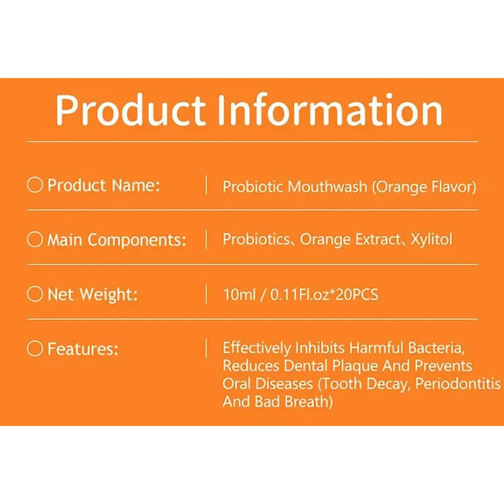Flavor label showing grape and probiotic benefits