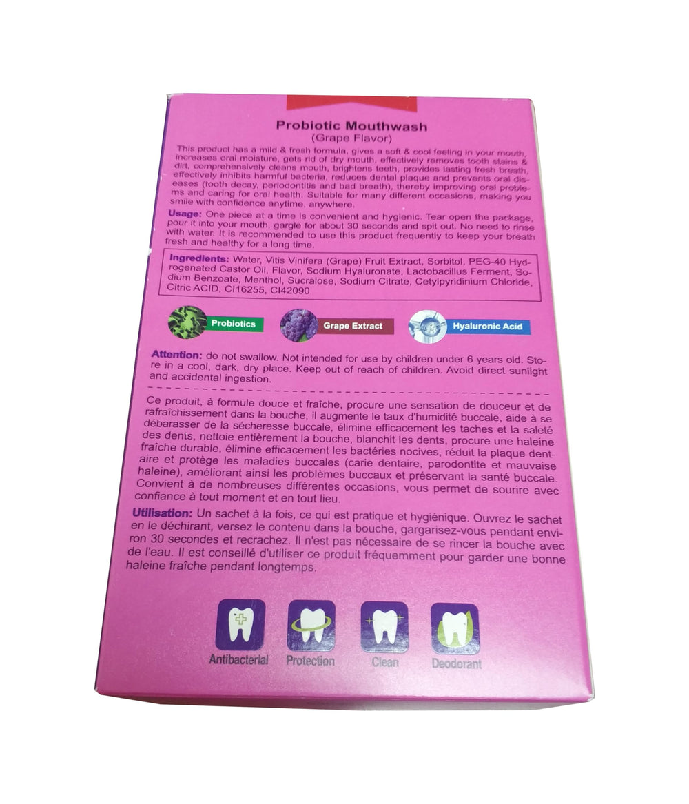 Product scene emphasizing fresh breath and clean teeth