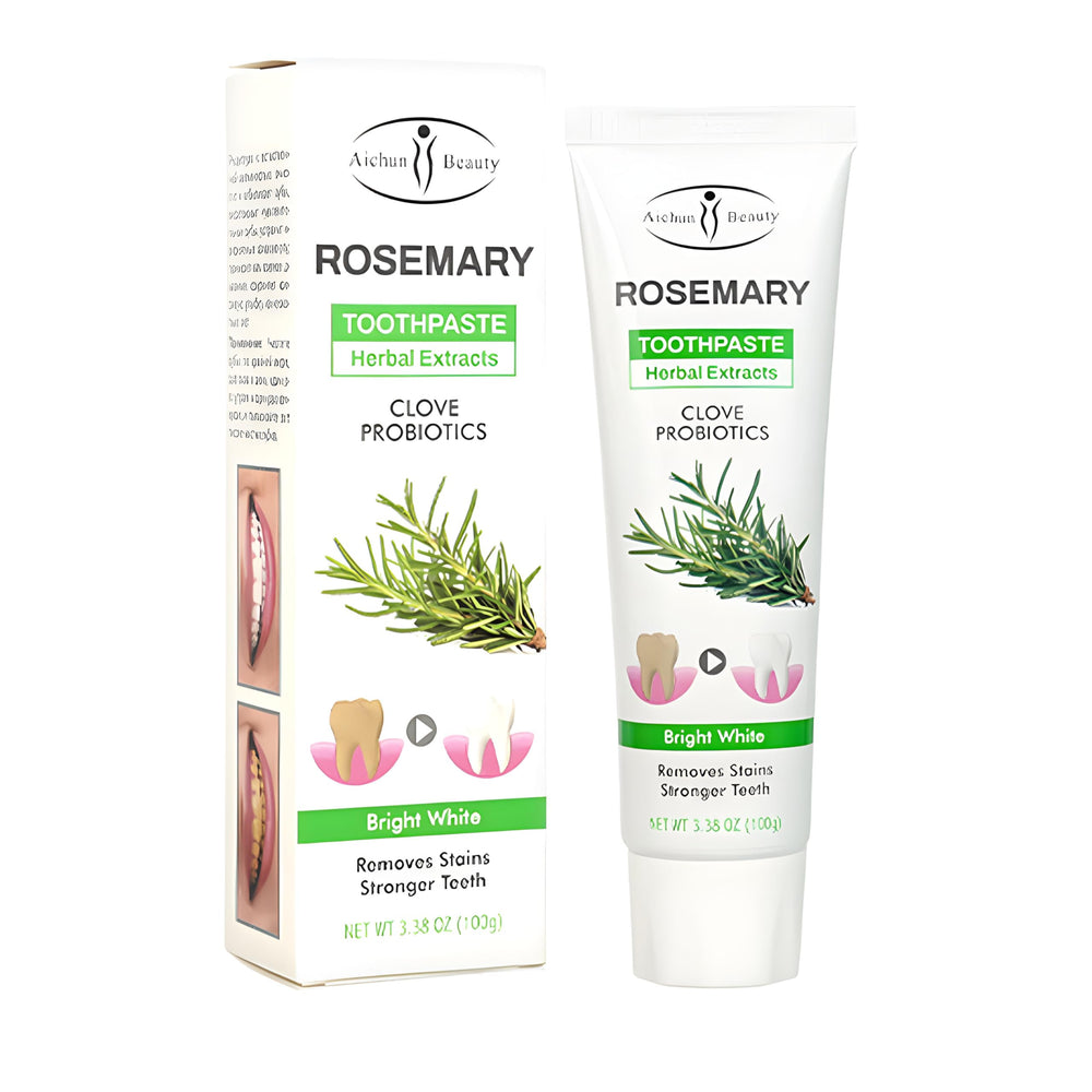 DISAAR Rosemary Toothpaste packaging with herbal extracts