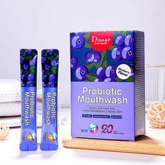 Mouthwash being used for cleansing