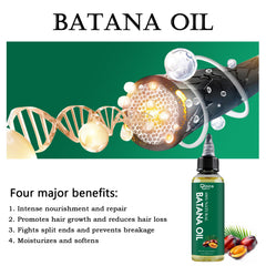 Discoliner Batana Oil dropper enables precise scalp application.