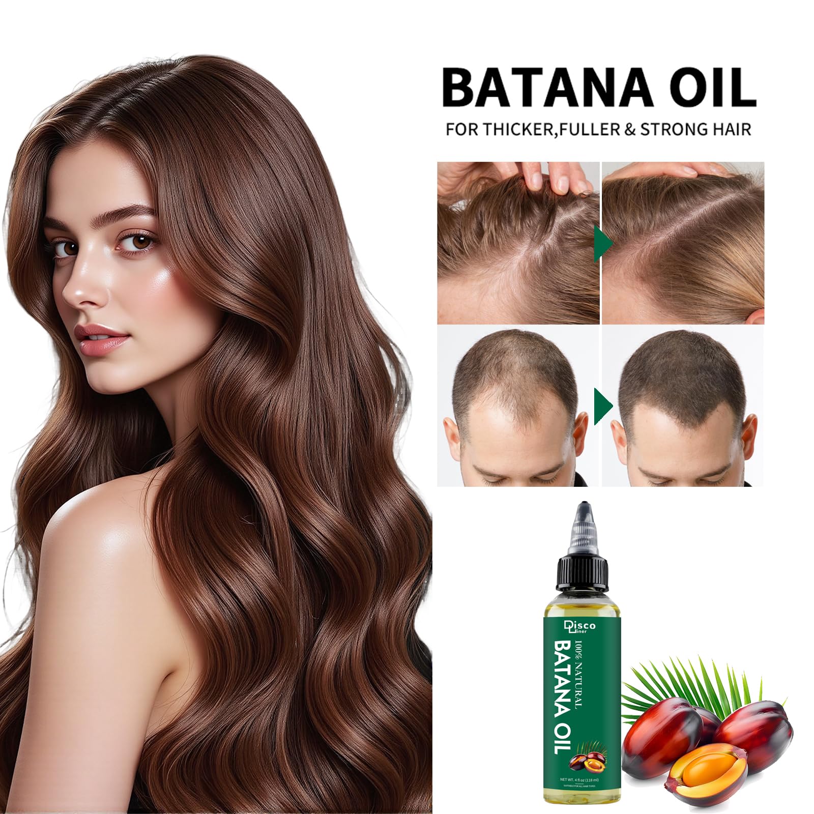 Discoliner Batana Oil eyelash application supports fuller look and conditioning.